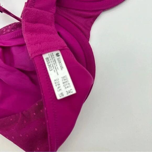 Wacoal 855303 Back Appeal Underwire Bra Size 34C B1304 - Picture 4 of 4